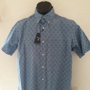 CREMIEUX Medium Blue Designer Shirt
